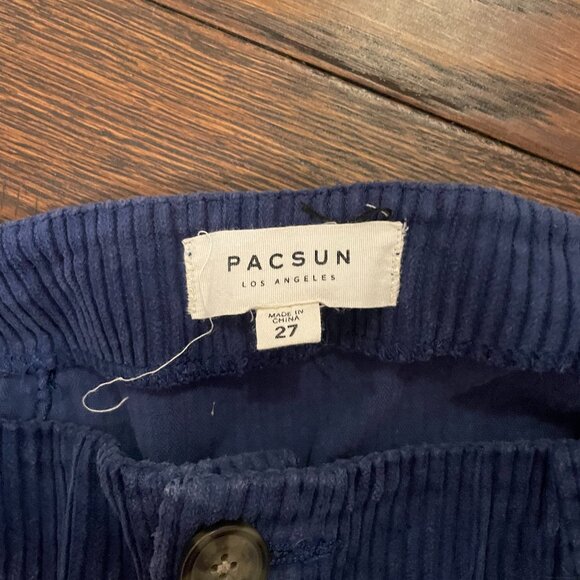 PacSun navy blue button up skirt (US 27) - Picture 3 of 3